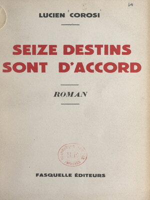 cover image of Seize destins sont d'accord